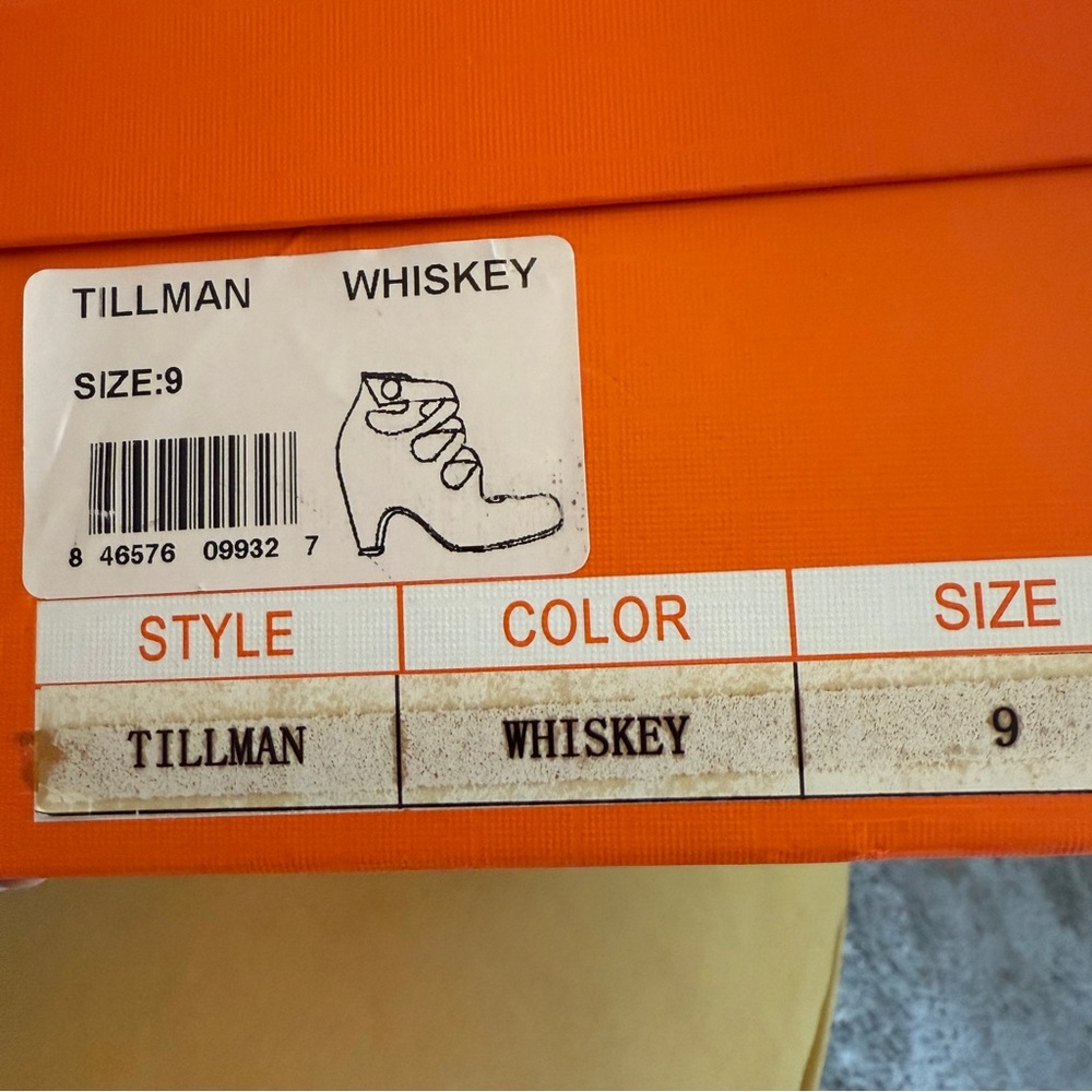 ✨ Miz Mooz Tillman Cutout Heel Booties — Whiskey Brown Pumps — Size 9 — NEW ✨ - Picture 2 of 10